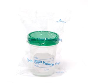 Container Specimen Urine 120 mL (4 oz.) Screw Cap Sterile Inside Only with label Packaged Individually in Poly Pouch Latex-Free Non-Toxic ProAdvantage (100/CS) by Pro Advantage  ID P250400